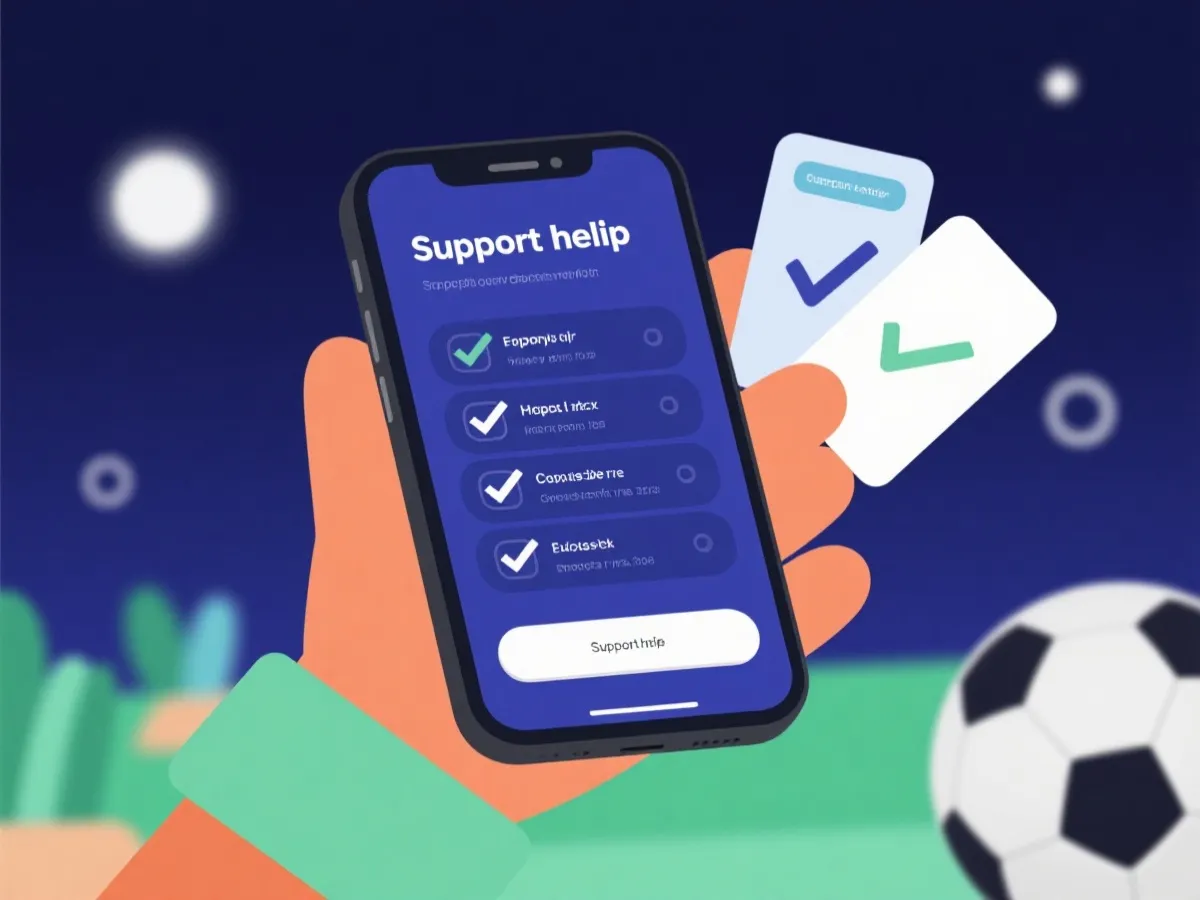 手機支援與操作指引示意圖