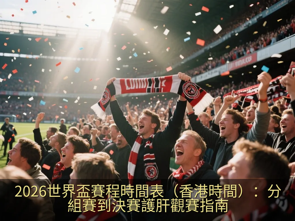 2026世界盃香港時間賽程與日曆